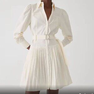 J.Crew Women’s Fit-and-flare shirtdress in lightweight oxford - Size 18